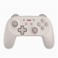 良值 小鋼炮NS/PC手柄 復古白 L969 無線藍牙震動遊戲手把, 1個