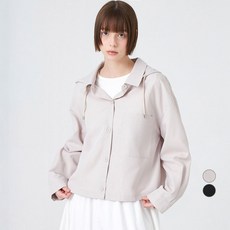 ELLE PARIS 여성용 후디드 셔켓