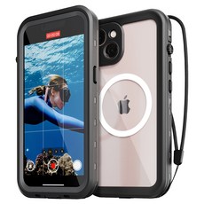Magsafe全包覆360度防水鎖防水手機殼手機防水包, iPhone 13mini, 1個