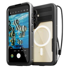 Magsafe全包覆360度防水鎖防水手機殼手機防水包, 銀河 S24 Plus, 1個