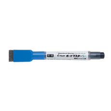 PILOT 百樂 可換卡水白板筆 極細 WMBSE-15EF-L，筆跡濃度穩定，可替換墨水，環保再生素材, 藍色, 1支