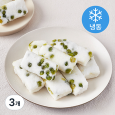 자농의뜨락 완두백설기 (냉동), 1kg, 3개