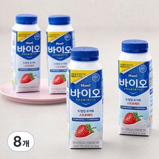 매일바이오 드링킹 요거트 딸기, 250ml, 8개