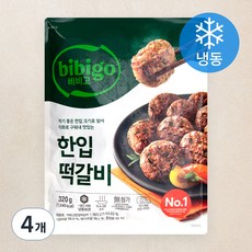 비비고 한입 떡갈비 (냉동), 320g, 4개