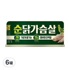 Richam Dongwon 雞肉絲罐頭, 每罐含19克蛋白質, 135g, 6罐