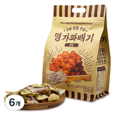 名家麻花圈 黑糖, 6個, 500g