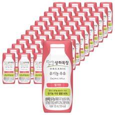 Sangha organic Farm 草莓牛奶, 125ml, 48入