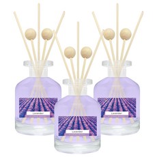 향기마을 실내용 홈 디퓨저, 라벤더, 150ml, 3개 라벤더, 3개