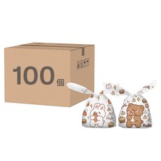 兔耳禮品袋/禮物袋/包裝袋, 2G, EVA材質, 多種款式, 兔子小熊, 100個