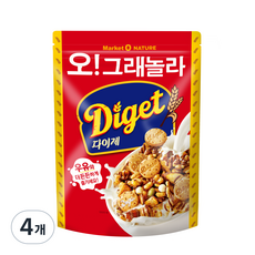 오!그래놀라 다이제, 300g, 4개