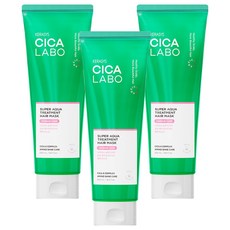 케라시스 시카라보 슈퍼 아쿠아 손상 케어 트리트먼트 헤어 마스크, 250ml, 3개
