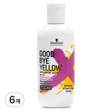 슈바츠코프 굿바이 옐로우 컬러 샴푸, 310ml, 6개