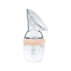 haakaa 三代集乳瓶, 160ml 多功能矽膠集乳器, 粉膚色, 1個