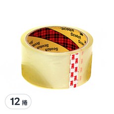 3M Scotch 透明膠帶, 黏性佳不易斷裂, 品質保證, 環保設計, 3036-6B, 12捲