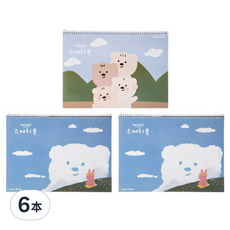 Tamsaa 加厚繪圖素描本 170gsm, 6本, B4, 30張
