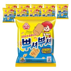 OTTOGI 不倒翁 捏碎點心麵 燒烤口味, 90g, 10包