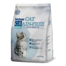 이즈칸 캣 그레인프리 키튼 건식사료, 연어, 2.5kg, 1개 생선, 2.5kg, 1개