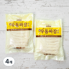 냉장_칠갑농산 생 우동 짜장사리 전문점용, 1.5kg, 4개