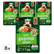 아미오 전연령용 자연담은 영양식 습식사료, 연어, 50g, 8개 - 아미오사료