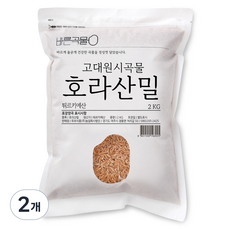 바른곡물 호라산밀, 2kg, 2개