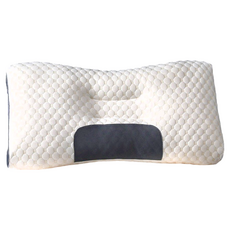 分區護頸SPA枕, Second Generation SPA Sleeping, SoyBean Pillow, 快速定型, 快速回彈支撐, 灰色, 1個