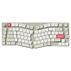 키크론 K15 MAX 유무선 기계식 텐키리스 키보드 핫스왑, 레트로, K15M-S1, 적축