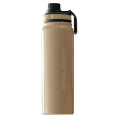 COTD 陶瓷保溫水壺, 清新色系，陶瓷內層，無異味困擾, 滴水不漏, 800ml, 奶茶色, 1個