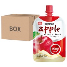 十全 蘋果醋飲料, 即飲, 100ml, 30包入, 隨時享受清爽口感, 30包