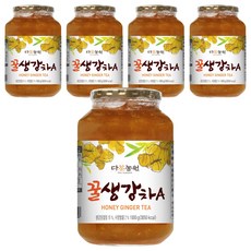 다농원 꿀생강차A, 1kg, 1개입, 5개 1kg, 5개