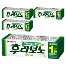 롯데웰푸드 후라보노 오리지날 츄잉껌 9p, 26g, 4개