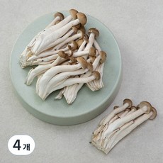 국내산 무농약 손질된 갈색 만가닥버섯, 300g, 4개