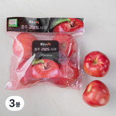 프레샤인 충주 GAP 인증 고당도 사과, 1.2kg(4~8입), 3봉