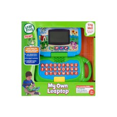 LeapFrog 跳跳蛙 新版我的小筆電, 螢幕互動 認識字母單詞 攜帶方便 注意力訓練 操作玩具, 綠色, 1個