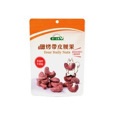 統一生機 鹽烤帶皮腰果, 130g, 1包