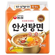 안성탕면 125g, 5개