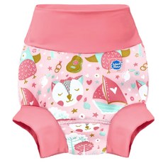 Splash About Happy Nappy 全新3D游泳尿布褲, 柔軟保暖Neoprene, 多針數四向壓力布, 英國設計, MIT台灣製造, 4XL, 1件