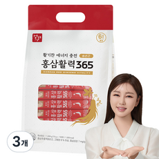 Jungwonsam 6年根紅蔘活力365 100入, 3個, 1kg