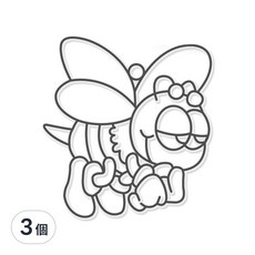 AMOS 阿摩司 壓克力模型版 小 蜜蜂 S15, 3個