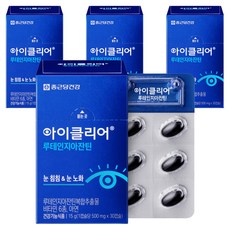 아이클리어 루테인지아잔틴, 30정, 4개
