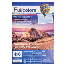 Fullcolors 全彩 噴墨亮面相片紙, 4 x 6, 100張