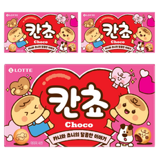롯데웰푸드 칸쵸 초코, 54g, 3개