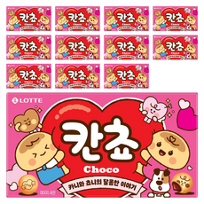 롯데웰푸드 칸쵸 초코, 54g, 12개