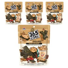 삼육오점이사 크리스피김 땅콩버터, 25g, 4개