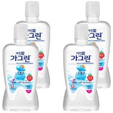 Gargling 兒童漱口水 6歲以上, 草莓味, 380ml, 4瓶