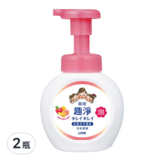 LION 獅王 趣淨 洗手慕斯 清新果香, 250ml, 2瓶