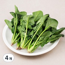 국내산 친환경 시금치, 200g, 4개 150g, 4봉