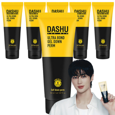 DASHU 男性強力壓貼燙髮膠組, 150ml, 6組
