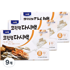 크린랲 다시백, 중(M), 50개입, 9개