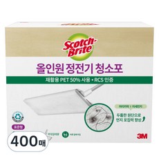 스카치브라이트 올인원 정전기 청소포 200매, 2개