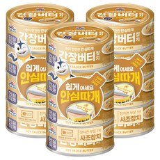 사조 간장버터 참치 안심따개, 100g, 12개